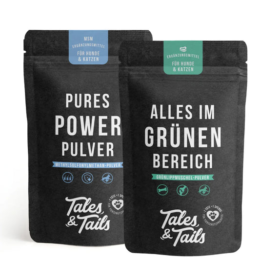 Tales & Tails Gelenk-Paket für Katzen – MSM & Grünlippmuschel