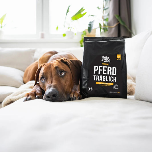 "Perfekt Pferdträglich"- softes Trockenfutter mit 58% Pferd (4.0 KG)