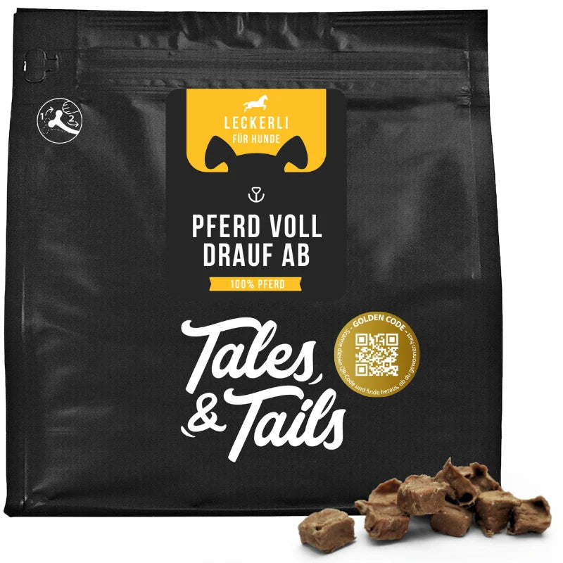 Pferd voll drauf ab - Trainingsleckerli 100% Pferd - 250g